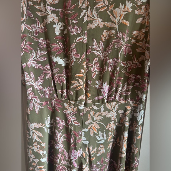 Dress Forum Mauve & Taupe Slow Dancing Button Detail Midi Dress - Medium - Picture 4 of 8